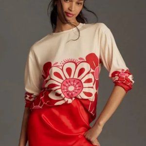 FARM Rio X Anthropologie Printed Sweater